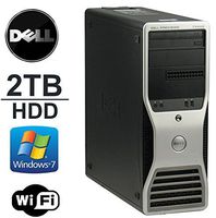 Windows 7 Pro 32-Bit Workstation Computer- DELL Precision T3400 - New 2TB HDD - Xeon Quad Core 2.33Ghz - 8GB of Memory - FREE external 160GB Hard Drive- (Renewed)