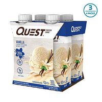 Quest Nutrition Vanilla Protein Shake, High Protein, Low Carb, Gluten Free, Keto Friendly, 12Count