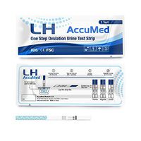 AccuMed Ovulation (LH) Test Strips Kit, Clear and Accurate Results, 99% Accurate, 100 Count
