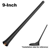 BASIKER 9 Inch Antenna Mast for 2011-2019 Jeep Grand Cherokee Liberty Compass Dodge Dart Journey Avenger Durango Chrysler 200 Fiat 500 Replacement OEM 5091100AA 68297936AA 5091100AB
