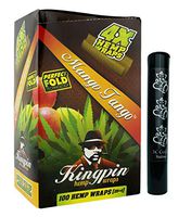 Herb Airtight Tube Pocket Protector with Kingpin Mango Tango Hemp Wraps 25 Count Box DC Crafts Nation- Ganesha