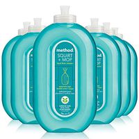 Method Squirt + Mop Hard Floor Cleaner, Spearmint Sage, 25 Fl Oz (Pack of 6)
