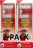 Emulsion De Escocia Cherry 6.5 Oz. Cod Liver Oil 2-PACK