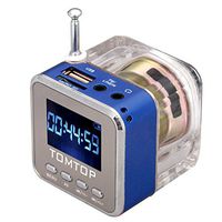 Docooler Mini FM Radio MP3/4 Player TF USB Disk Speaker Digital Portable Music Player