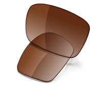 Saucer Premium Replacement Lenses for Oakley Holbrook OO9102 Sunglasses High Defense - Brown Gradient Tint Polarized