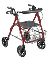 Drive Medical 750NR D-Lite Rollator, Red