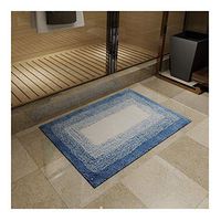 GHHZZQ Bathtub Mat Absorbent Non-Slip Superfine Fiber Foot Pad Rectangle Machine Washable Bathroom Rugs, 4 Colors, 40x60cm, 1.8 cm Thick, (Color : B, Size : 50x80cm)