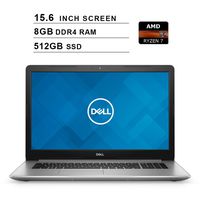 Dell 2019 Premium Inspiron 15 5000 15.6 Inch FHD Laptop (AMD Ryzen 7 2700U up to 3.8 GHz, 8GB DDR4 RAM, 512GB SSD, Radeon Vega 8, Bluetooth, WiFi, HDMI, Windows 10)