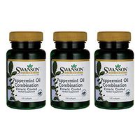 Swanson Peppermint Oil Combination 100 Sgels (3 Pack)