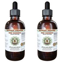 Red Ginseng Alcohol-Free Liquid Extract, Organic Red Ginseng (Panax Ginseng) Dried Root Glycerite Natural Herbal Supplement, Hawaii Pharm, USA 2x2 fl.oz