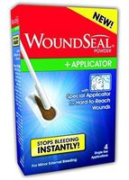 WoundSeal Powder and Applicator for Minor External Bleeding, 4 each (1 Pack)