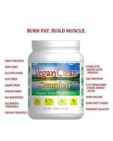 VeganClean Complete Gluten Free Organic Raw Plant Protein 2lbs 30 Servings