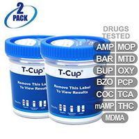 MiCare [2pk] - 13-Panel Multi Drug Test Cup (AMP/BAR/BUP/BZO/COC/mAMP/MDMA/MOP/MTD/OXY/PCP/TCA/THC) #MI-TDOA-2135
