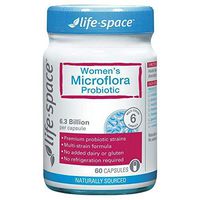 Life Space Womens Microflora Probiotic 60 Capsules