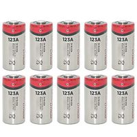 Rayovac RL123A Lithium CR123A 3V Photo Lithium Batteries Bulk (10 Batteries)