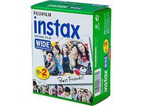 Fujifilm instax Wide Instant Film, 20 Exposures, White, Old Packaging