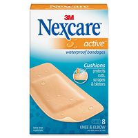 Nexcare Active Bandages, Extra Cushion, Knee & Elbow, 8 ct.