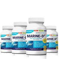 Marine Essentials-Marine D3"Improved Capsule Formula" Super Antioxidant Omega 3 Anti-Aging Calamari Seanol-P DHA (240 Capsules)