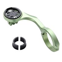 Dymoece Aluminium Alloy Out Front Bicycle Computer Combo Handlebar Mount for Garmin Edge 200 500 510 520 800 810 820 1000 1030 and Gopro Camera,Compatible Handlebar Sizes 31.8mm 25.4mm