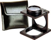 LT-8D 3/4" 8X Double Lens Linen Tester. Made in USA.