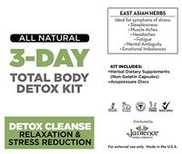 3-Day Mini Stress Relief & Detox Kit | Colon Cleanse & Liver Support | Natural Energy Boost & Digestive Health Supplements | Helps Hormone Balance, Metabolism & Sleep | Jadience Herbal Formulas