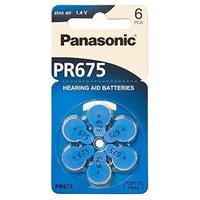 Panasonic Hearing Aid Batteries Size 675, 60pcs + Keychain Kit