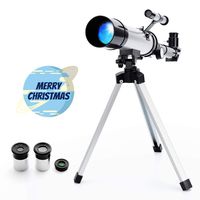 Telescope Star Finder with Tripod F36050 HD Zoom Monocular Space Astronomical Spotting Scope for Kids and Beginner (Small)