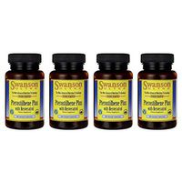 Swanson Pterostilbene Plus with Resveratrol 30 Veg Capsules (4 Pack)