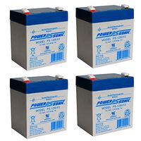Power Sonic PS-1250F2 12V 5AH Battery for B D Storm Station SS925-4 Pack