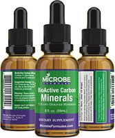 Microbe Formulas: BioActive Carbon Minerals - 2 Fl. Oz. -Plant Derived Minerals - Amino Acids - Made to Support A Full-Body Detox - Increase Energy - Convenient Drop Form