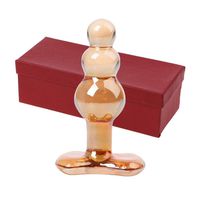 Multifunction Crystal Glass Ànâlës Búttt Pl'ugs Bâll Beâds Funny Se#.x Toy.s Gift