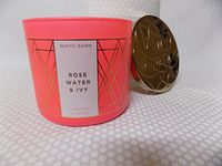BW White Barn Rose Water & Ivy 3 Wick Scented Candle 14.5 oz