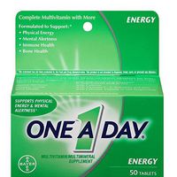 One-A-Day All Day Energy Tablets 50 Tablets (Pack of 2)