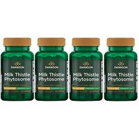 Swanson Milk Thistle Phytosome - Standardized Siliphos 300 mg 60 Caps 4 Pack