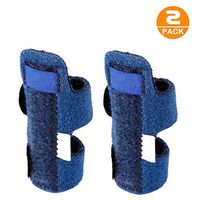 ZXQZS Finger Splints,Built-in Aluminium Support Trigger, for Mallet Finger Middle Finger, Pinky Finger, Arthritis, Broken Finger(2 Sets)