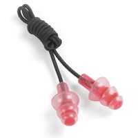 Silicone Gel Soft Swimming Earplug with Corded String Sleep Noise Cancelling for Hearing Protection 2.8 x 1.5 cm(red-1pack)