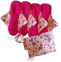 Period Mate Menstrual Cup All Colors and Sizes (Copper Hearts, Large)