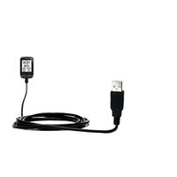Gomadic Classic Straight USB Cable for The Garmin Edge 510 with Power Hot Sync and Charge Capabilities - Uses TipExchange Technology