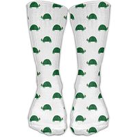 Jadetian Green Tortoise Turtle Cartoon Unisex Athletic Breathable Socks Ankle Socks Casual Sport Socks