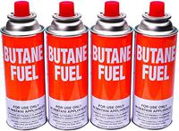 Iwatani BUT-6 Butane Canister, Pack of 4, 8-Ounces