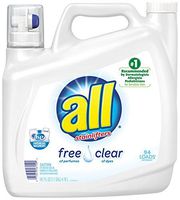 all Liquid Laundry Detergent, Stainlifters- Free & Clear - 141 oz