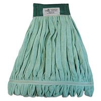 Boardwalk BWKMWTMGCT Microfiber Looped-End Wet Mop Heads, Medium, Green (Carton of 12)