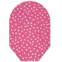 Pink & White Polka Dot Pouch Cover Closed End