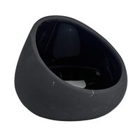 Boom Bowl 2.0 Sound Amplifier Featuring a Power Cord Port for Smart Phone or Mini Smart Speaker (Chalkboard Black)