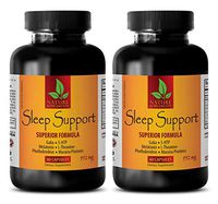 Sleeping Pills with melatonin - Sleep Support Superior Formula 952 Mg - 5-htp Bulk Supplements - 2 Bottles (120 Capsules)
