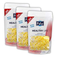 Pufai Slender Cigarette Filters Compatible 7 mm King Size 1500 Pieces 3 Packs