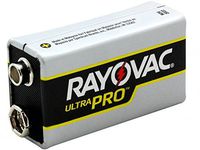 Rayovac Ultra Pro 9V Alkaline Battery - 1 Piece Bulk