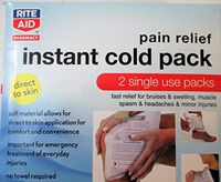 2 Instant Cold Packs Instant Cold Pack