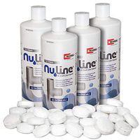 (4)-Pack, NuLine Drain Cleaner 97690, 32 Ounce Plus (30) ProTreat PT-151 Pan Tablets