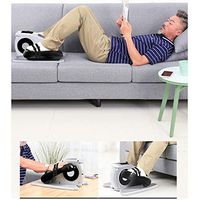 Under Desk Fitness Rehab Equipment - Fitness Rehab Equipment for Elderly - Desk Elliptical Trainer Pedal Exerciser Bike for Home Office Exercise, Mini Stepper Equipment with Display Monitor,Host+Right